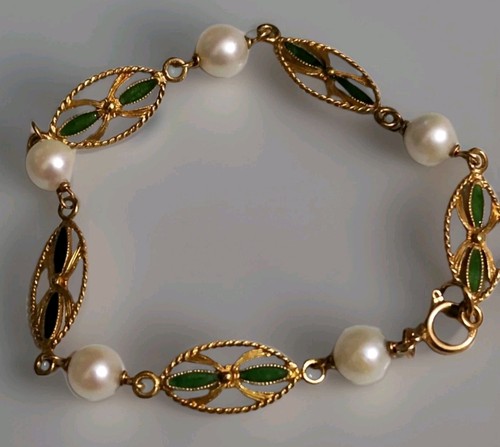 Bracciale unoaerre vintage oro - bracciale,