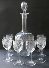 service liqueur Art Nouveau