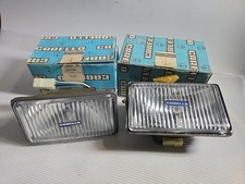 COPPIA FARI FENDINEBBIA CARELLO 02.312.700 AUTO D'EPOCA NUOVI ORIGINALI NOS