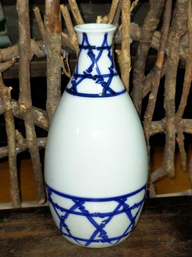 Vaso porcellana blu - in,