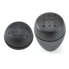 COPPIA SET MANIGLIE MANOPOLE POMELLI LEVA CAMBIO R380 PER LAND ROVER DEFENDER