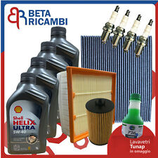 Kit Tagliando Opel Corsa D 1.0 1.2 1.4 Benzina Gpl Dal 2006>+ Candele +Olio 5w40