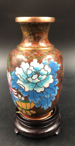 Vaso orientale cloisonne - vaso,