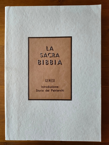 Sacra bibbia genesi - la,
