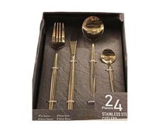 Set di posate lucido 24 pezzi