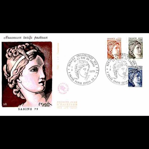 Fdc émission sabine - fdc, 4e