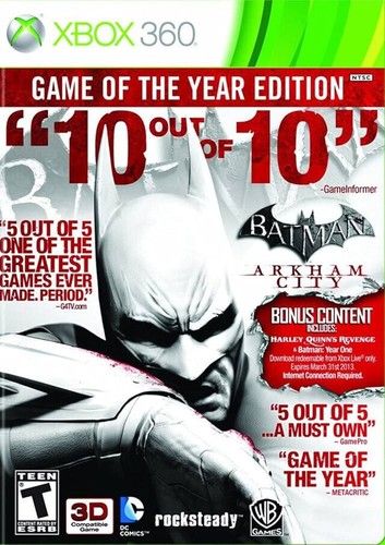 Batman arkham city - game, of