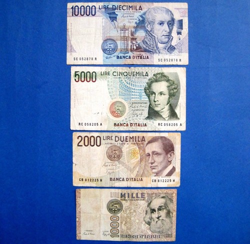 Banconote italia 1982 1990 - 1982-1990,