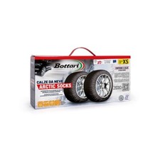 Set 2 Catene da Neve in Tessuto kit Calze Omologate EN 16662 Auto per Pneumatici