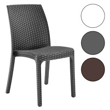 Poltrona Sedia di Plastica Grande da Giardino Esterni 56×54×79h cm Rattan