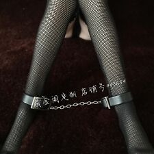 Manette/manette SM nere scala 1:6 per bambola figura PH UD JO femmina 12"