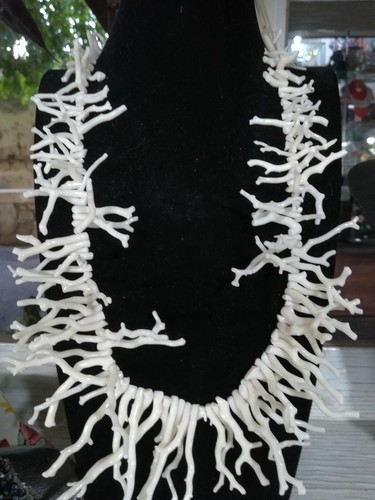 Collana corallo bianco vero - bianco,