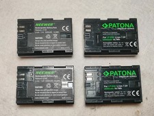 4 Batterie Testate Compatibili Canon LP-E6
