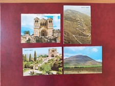 Storiche cartoline dalla Terra Santa - Anno 1972 - Monte Tabor e Monastero