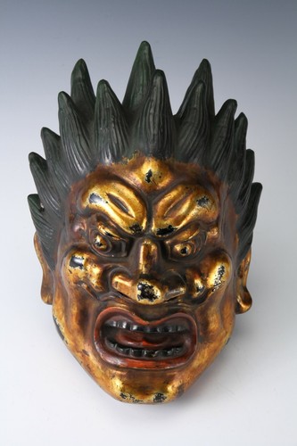 Targa maschera basara gesso - targa,