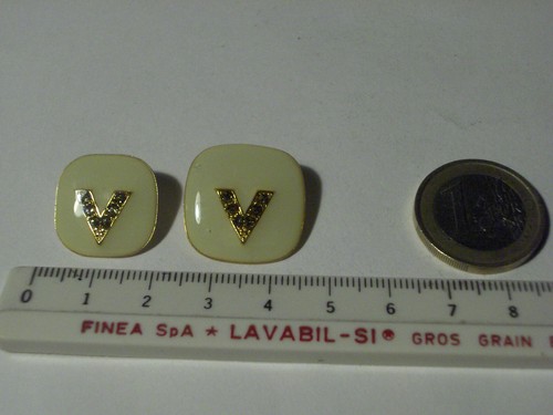 Bottone valentino smalto - bottone,