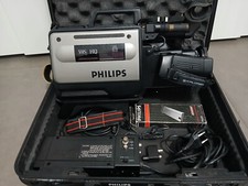 Videocamera VHS vintage Philips VKR 6850/01 Borsa Custodia Caricabatterie