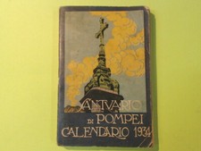 SANTUARIO DI POMPEI CALENDARIO 1934