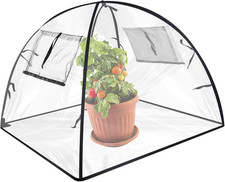 Serra Da Giardino, 56 X 56 X 56 Cm, Mini Serra Pop-Up, in PVC Trasparente, per P