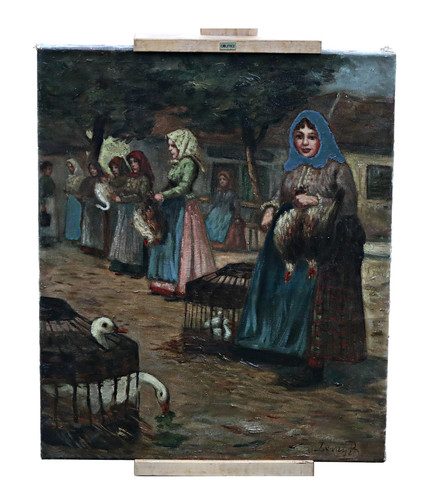 Quadro olio francese - quadro,