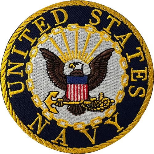 United states navy - patch, iron
