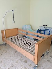 Termigea Letto Elettrico da Degenza per Anziani con Motore Combinato a 3 snodi