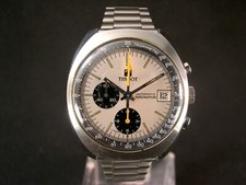 *  TISSOT  CHRONO  " NAVIGATOR "   AUTOMATIC  ANNI 70  ORIGINAL BAND ! * *