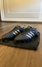 Rare 2008 adidas AdiPure Telstar II TRX FG   blue navy/silver-gray and green