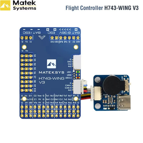 H743 wing flight controller - h743-wing,