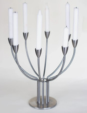 Candelabro conico in acciaio
