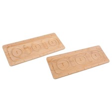 Tavola di perline in legno per