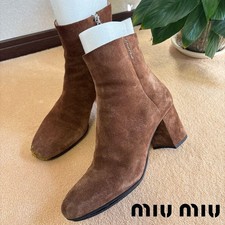 Scarpe stivali corti MIU MIU