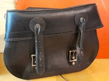 Borsa Laterale singola Moto Custom Finta Pelle Colore nero