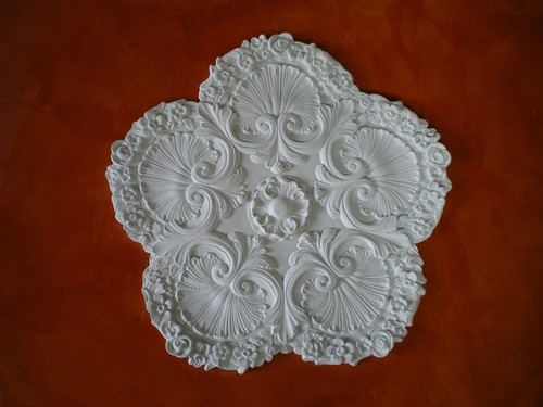 Rosoni gesso bianco - gesso,