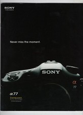 Sony A77 / Alpha 77 Camera /