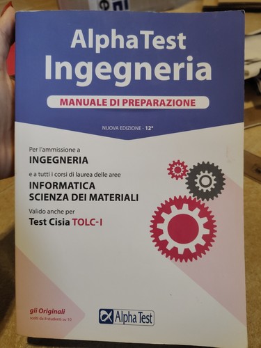 Alpha test ingegneria manuale - test,