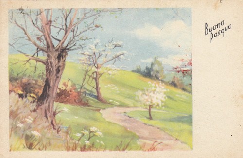 Cartolina 100 augurali - augurali, buona