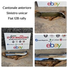paraurti cantonali anteriori unicar fiat 128 rally nuovi coppia dx+sx
