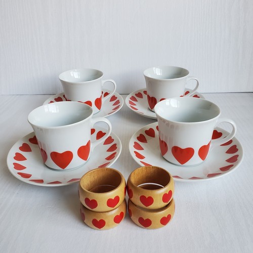 Set anelli tovagliolo piattino