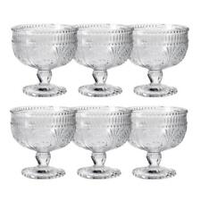 6 pezzi coppa gelato vetro set boho macedonia dessert dolci yogurt retrò vintage