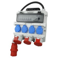 Distributore di corrente distributore di corrente da costruzione interruttore...