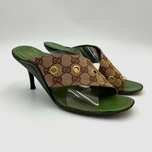 Mules vintage gucci gg - 8,5,