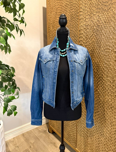 Giacca denim blu bcbgirls - blu,