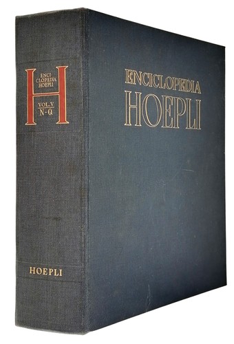 Enciclopedia hoepli volume n - enciclopedia,