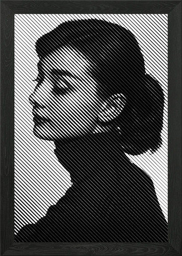 Audrey hepburn poster arte - arte, da