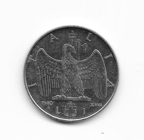 1940 italy lire - lire, coin