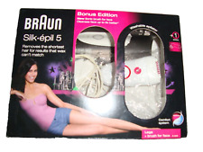 SILK EPIL 5 BRAUN EPILATORE NON FUNZIONANTE COMPLETO DI SCATOLA E TRASFORMATORE