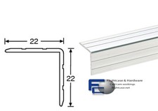 Angolare alluminio 22x22 - alluminio,