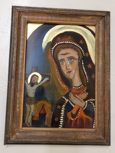 Antico quadretto sacro olio - quadretto,
