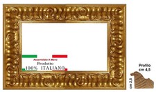 Cornice in legno, Oro a